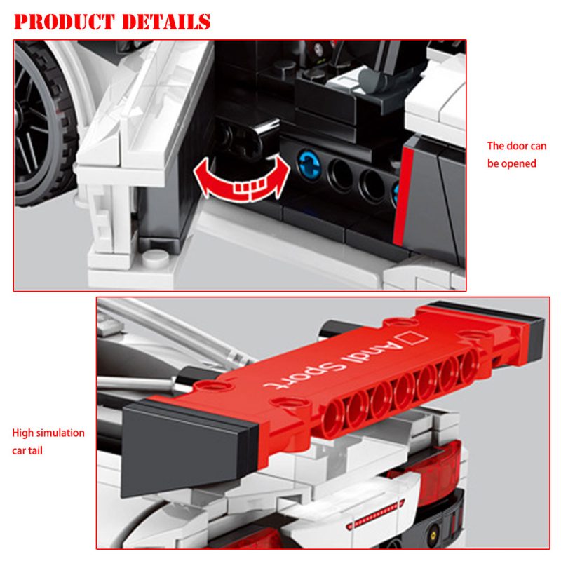 Boutique Planete Jouets France - BZDA blocs de construction de voiture de course traction mod le de Champion de vitesse de 2