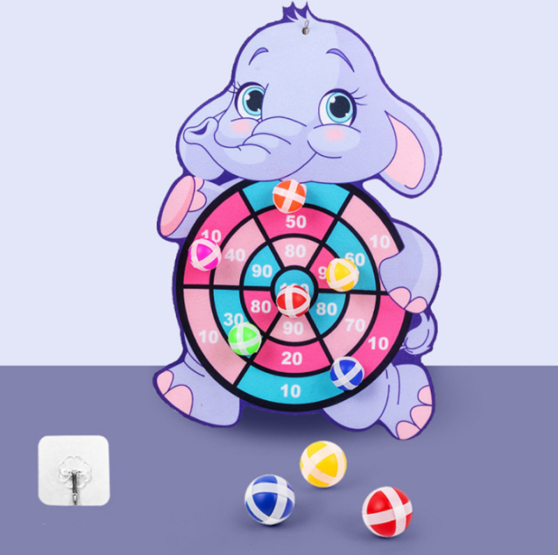 Boutique Planete Jouets France - Jeu de fl chettes pour enfants jouet ducatif interactif balle collante dessin anim Animal lapin famille