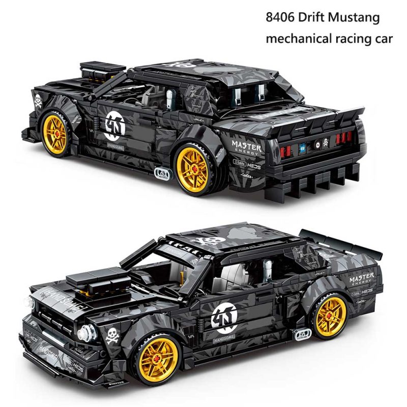 Boutique Planete Jouets France - Jouets pour enfants voitures de course Champions de la vitesse Mustang mod le moc blocs de