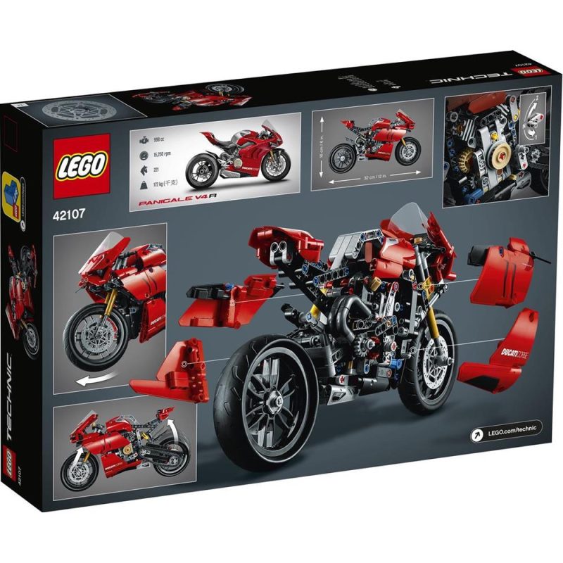 Boutique Planete Jouets France - LEGO 42107 Technic Ducati Panigale V4 R jouet de v lo construire cadeau pour enfants de 1