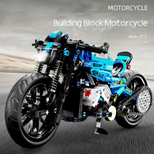 Boutique Planete Jouets France - Moto MOC Legp technique blocs de construction mod le Expert course de Moto briques jouets cadeau 1