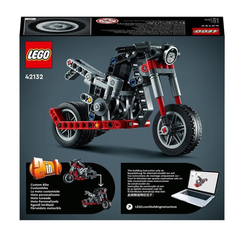 Boutique Planete Jouets France - Moto technique LEGO 42132 ensemble de construction 2en1 mod le de moto ou de Chopper jouet 5