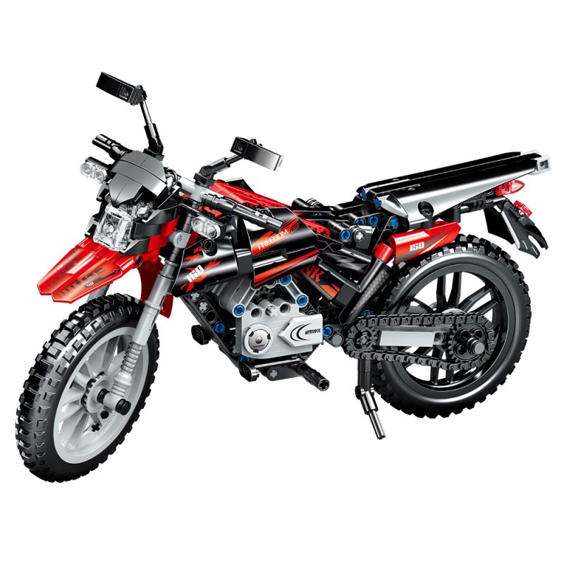 Boutique Planete Jouets France - Moto tout terrain mod le ORV blocs de construction techniques Dirt Bike automoto briques jouets cadeaux 4