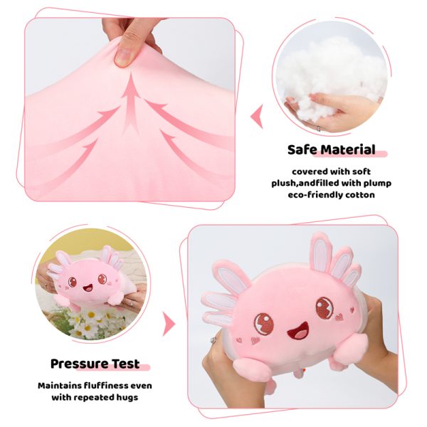 ZEKKLE Peluche Axolotl En Peluche - Poupée Doreiller En Peluche Axo En Peluche Doucesquishy Cute Toy Plushy Pour Garcon Amz B0