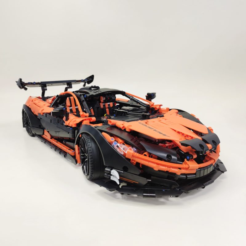 Boutique Planete Jouets France - Technical Concept Track Sports Car Black Orange Racing 91104 Moc High Tech Modular Building Blocks Bricks 1