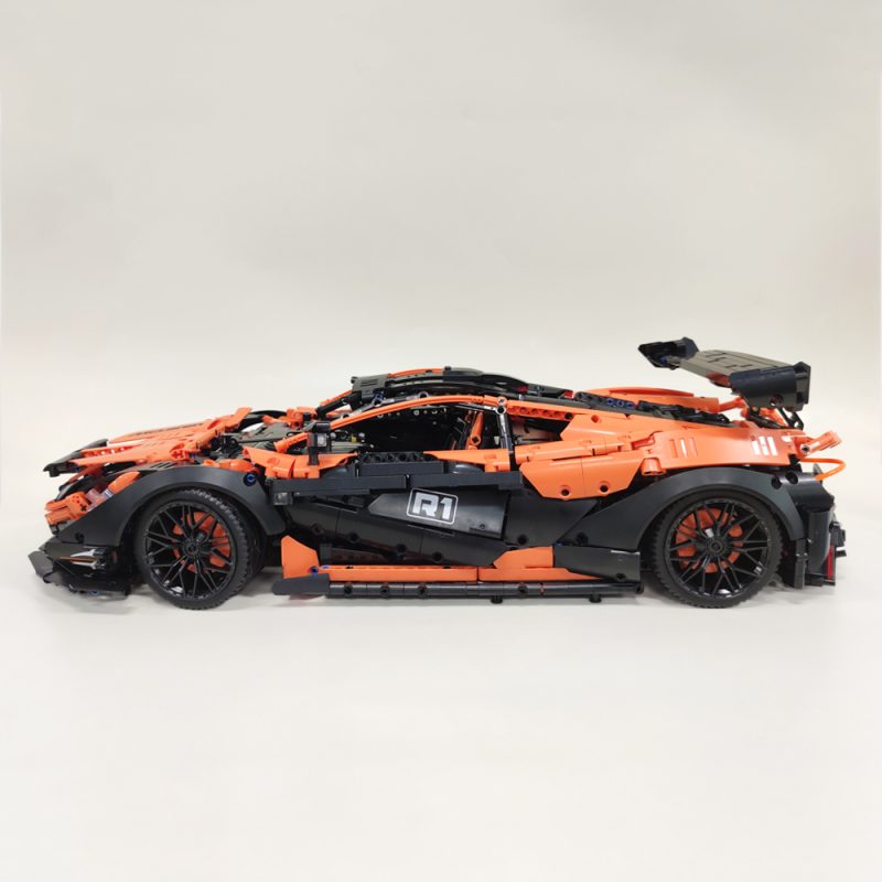 Boutique Planete Jouets France - Technical Concept Track Sports Car Black Orange Racing 91104 Moc High Tech Modular Building Blocks Bricks 2