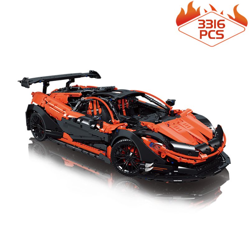 Boutique Planete Jouets France - Technical Concept Track Sports Car Black Orange Racing 91104 Moc High Tech Modular Building Blocks Bricks 5