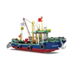 Briques de Construction Bateau de Pêche +620 Pcs