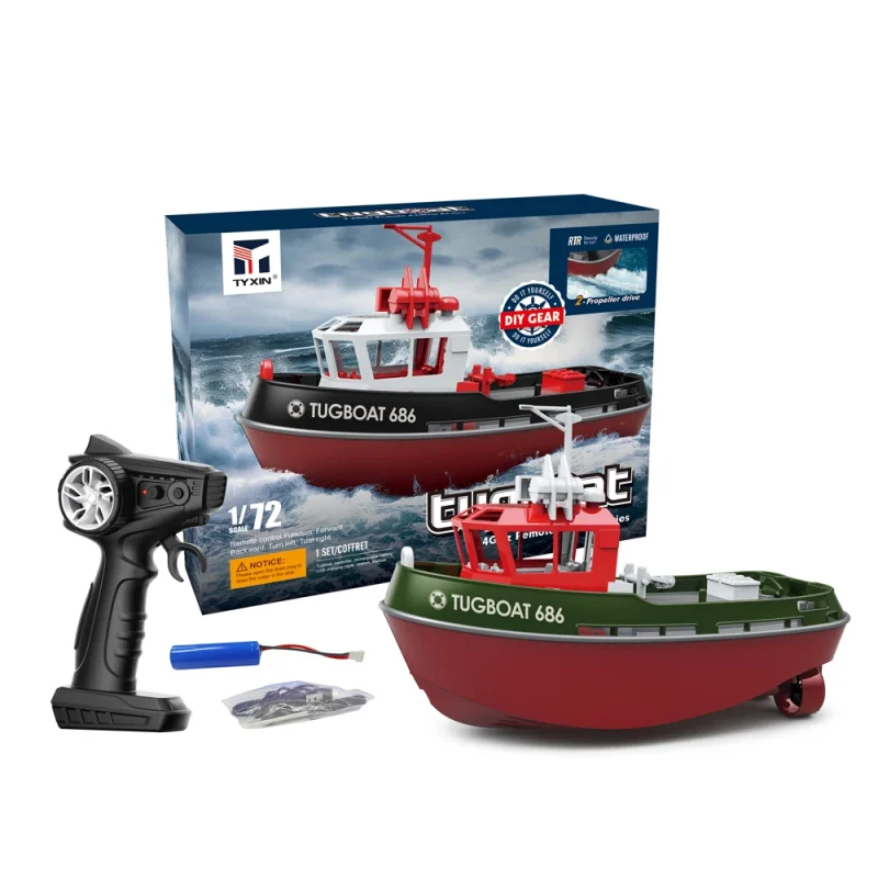 Bateau Télécommandé Tugboat 1/72