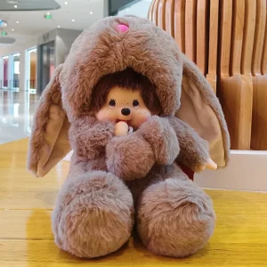 Kiki Peluche Lapin Marron