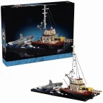 Blocs de Construction Bateau Pirate + Requin