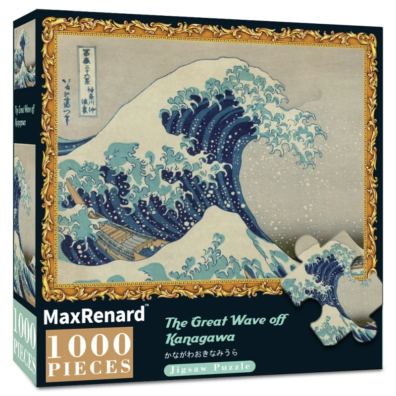 Puzzle 1000 pièces La Grande Vague de Kanagawa – Image 2