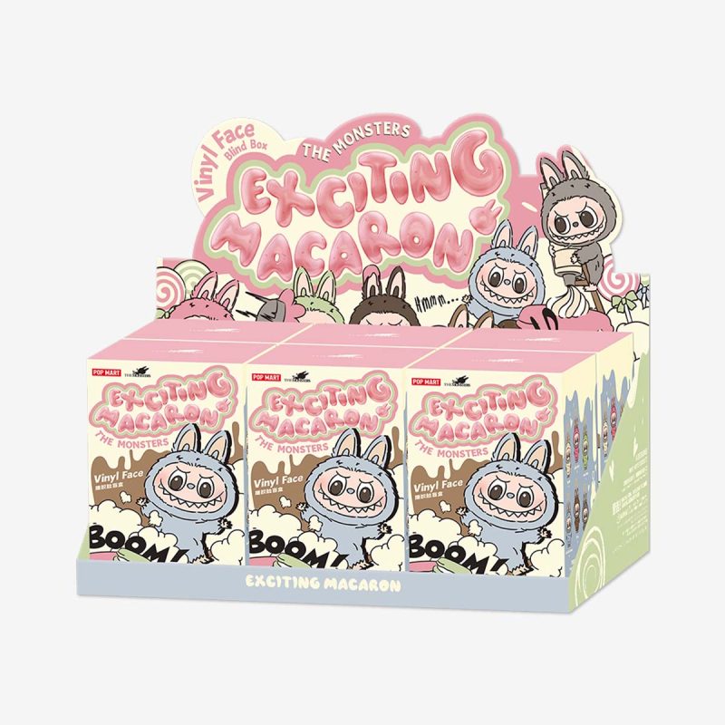 Peluche Labubu Exciting Macaron - Set de 6 Figurines
