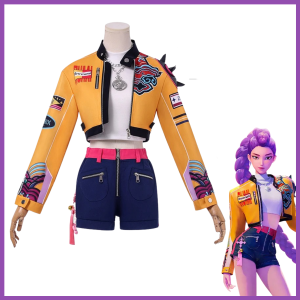 Cosplay unique de Rumi - K-Pop Demon Hunters - Cosplay complet avec accessoires