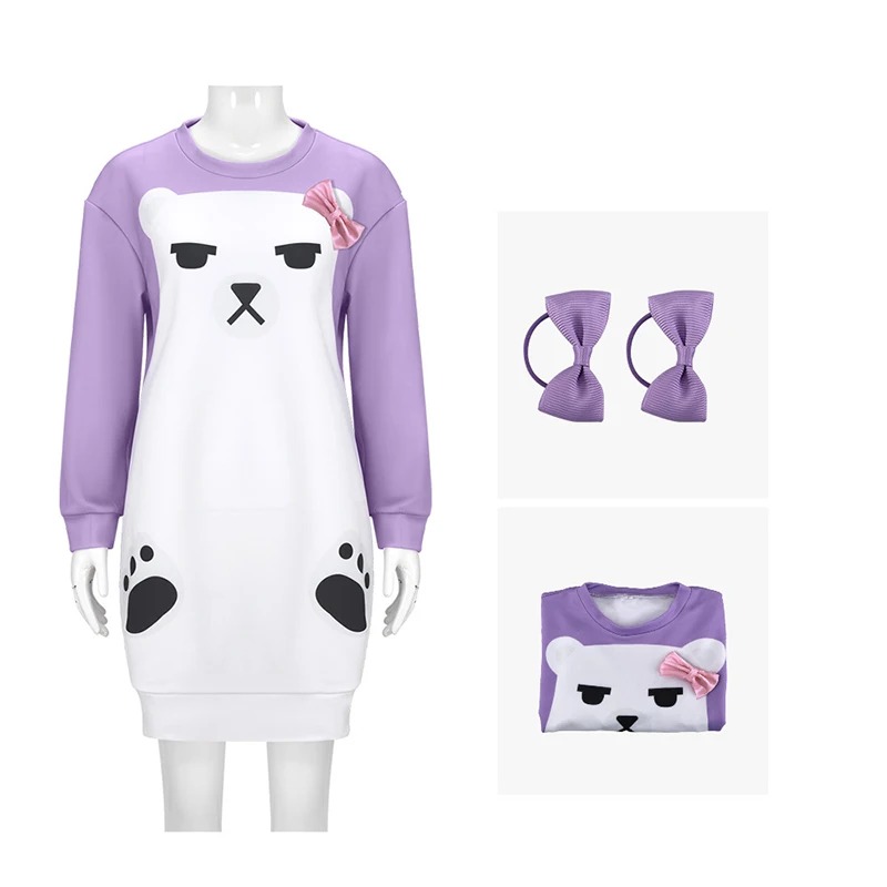 Boutique Planete Jouets France - Pyjama K-Pop Demon Hunters - Tenues Mira, Rumi & Zoey | Cosplay de nuit féminin 2 Pyjama K-Pop Demon Hunters - Tenues Mira, Rumi & Zoey | Cosplay de nuit féminin – Image 2
