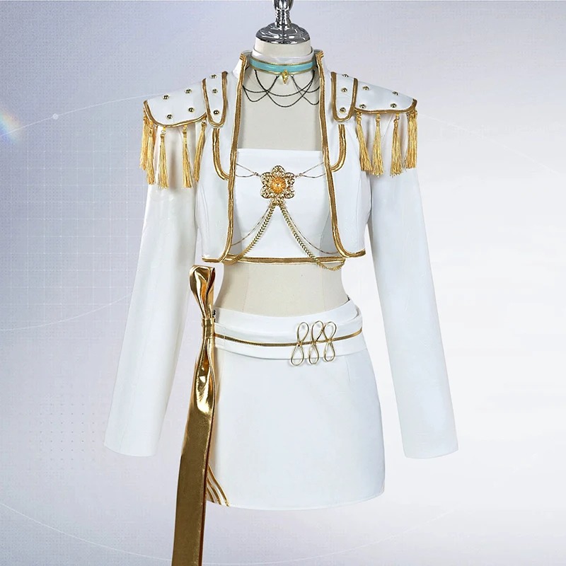 Boutique Planete Jouets France - Costume de Chant Blanc - Rumi, Mira & Zoey | K-Pop Demon Hunters Cosplay Femme & Fille 3 Costume de Chant Blanc - Rumi, Mira & Zoey | K-Pop Demon Hunters Cosplay Femme & Fille – Image 3
