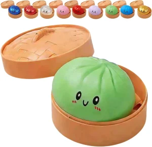 Dumpling Squishy Vert Matcha - Planete Jouets France