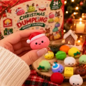 Squishy dumplings kawaii du calendrier de l'Avent de Noël - Planete Jouets France