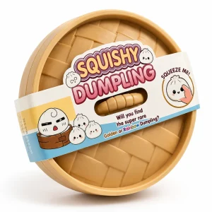 Panier vapeur emballé du squishy dumpling métallisé - Planete Jouets France