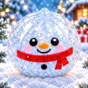 Squishy bonhomme de neige givré Crystal Flurry - Planete Jouets France