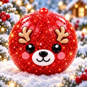 Squishy renne rouge aux petits bois Ruby Reindeer - Planete Jouets France