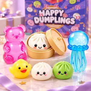 Boîte du calendrier de l'Avent Happy Dumpling en détail - Planete Jouets France