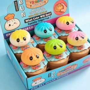Mystery box de squishies dumpling pastel dégradés - Planete Jouets France