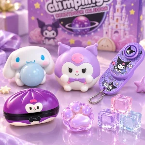 Squishies kawaii et jouets fidget du calendrier Dumpling Espace - Planete Jouets France