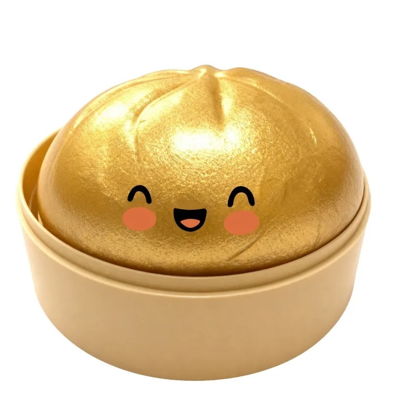 Boutique Planete Jouets France - Squishy Dumpling Doré, Pailleté ou Métallisé – 6 Finitions au Choix 3 Squishy dumpling or métallisé dans son panier - Planete Jouets France